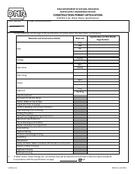 Document preview: DNR Form 542-3031 Schedule 2B Construction Permit Application - Water Mains, Specifications - Iowa