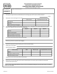 Document preview: DNR Form 542-3103 Schedule 16D Construction Permit Application - Discharge to Sewer - Iowa