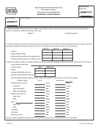 Document preview: DNR Form 542-3095 Schedule B Construction Permit Application - Collection System - Iowa
