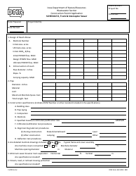Document preview: DNR Form 542-3097 Schedule D Trunk & Interceptor Sewer - Iowa