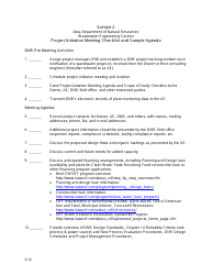 Exhibit 2 Project Initiation Meeting Checklist and Sample Agenda - Iowa