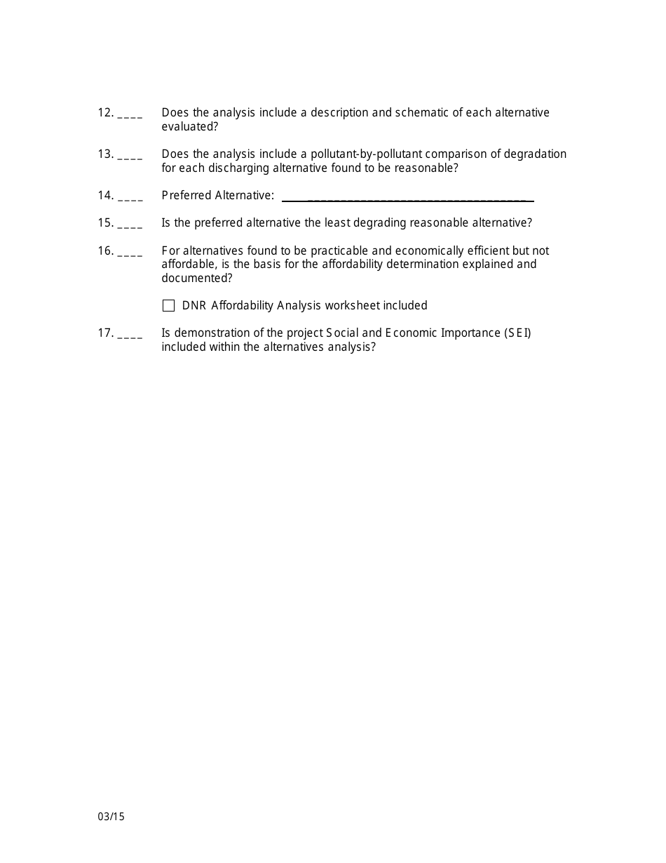 Exhibit 9A Preliminary Review of Antidegradation Alternatives Analysis - Iowa, Page 3