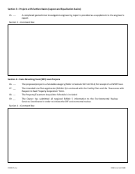 DNR Form 542-0108 Exhibit 9B Preliminary Review of Facility Plan Checklist - Iowa, Page 4