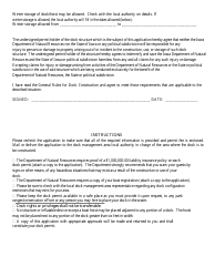 Dock Assignment and Permit Form - Iowa, Page 2