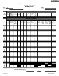 Document preview: DNR Form 542-8109 Surface Water/Influenced Groundwater Monthly Operation Report - Membrane Filtration - Iowa