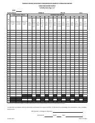 DNR Form 542-8032 Surface Water/Influenced Groundwater Monthly Operation Report - Iowa, Page 3