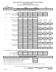 DNR Form 542-8032 Surface Water/Influenced Groundwater Monthly Operation Report - Iowa, Page 6