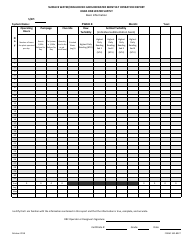DNR Form 542-8027 Large System Surface Water/Influenced Groundwater Monthly Operation Report - Iowa