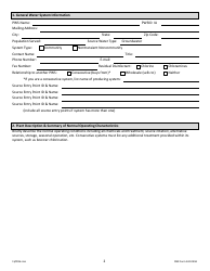 DNR Form 542-0458 Stage 2 Disinfectants and Disinfection Byproduct Rule Monitoring Plan - Groundwater Systems Serving 25-9,999 People and Using Chlorine or Chloramines - Iowa, Page 2