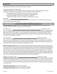 DNR Form 542-0458 Stage 2 Disinfectants and Disinfection Byproduct Rule Monitoring Plan - Groundwater Systems Serving 25-9,999 People and Using Chlorine or Chloramines - Iowa, Page 3