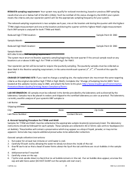 DNR Form 542-0459 Stage 2 Disinfectants and Disinfection Byproduct Rule Monitoring Plan - Groundwater Systems Serving at Least 10,000 People and Using Chlorine or Chloramines - Iowa, Page 4