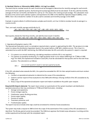DNR Form 542-0459 Stage 2 Disinfectants and Disinfection Byproduct Rule Monitoring Plan - Groundwater Systems Serving at Least 10,000 People and Using Chlorine or Chloramines - Iowa, Page 6