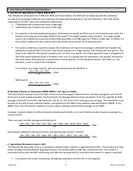 DNR Form 542-0460 Stage 2 Disinfectants and Disinfection Byproduct Rule Monitoring Plan - Surface Water/Influenced Groundwater (SW/Igw) Systems Serving Fewer Than 500 People and Using Chlorine or Chloramines - Iowa, Page 5