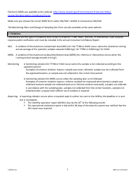 DNR Form 542-0461 Stage 2 Disinfectants and Disinfection Byproduct Rule Monitoring Plan - Surface Water/Influenced Groundwater (SW/Igw) Systems Serving 500 - 3,000 People and Using Chlorine or Chloramines - Iowa, Page 7