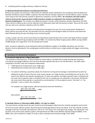 DNR Form 542-0463 Stage 2 Disinfectants and Disinfection Byproduct Rule Monitoring Plan - Surface Water/Influenced Groundwater (SW/Igw) Systems Serving 10,000 - 49,999 People and Using Chlorine or Chloramines - Iowa, Page 5