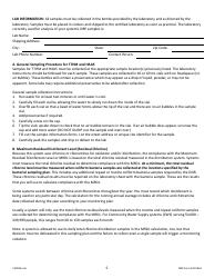 DNR Form 542-0464 Stage 2 Disinfectants and Disinfection Byproduct Rule Monitoring Plan - Surface Water/Influenced Groundwater (SW/Igw) Systems Serving 50,000 - 249,999 People and Using Chlorine or Chloramines - Iowa, Page 5