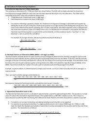 DNR Form 542-0464 Stage 2 Disinfectants and Disinfection Byproduct Rule Monitoring Plan - Surface Water/Influenced Groundwater (SW/Igw) Systems Serving 50,000 - 249,999 People and Using Chlorine or Chloramines - Iowa, Page 6