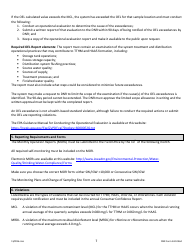 DNR Form 542-0464 Stage 2 Disinfectants and Disinfection Byproduct Rule Monitoring Plan - Surface Water/Influenced Groundwater (SW/Igw) Systems Serving 50,000 - 249,999 People and Using Chlorine or Chloramines - Iowa, Page 7