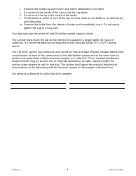 DNR Form 542-0896 Public Water Supply Bacteria Sampling Plan Requirements for Surface Water/Igw Systems Collecting Two or More Monthly Samples - Iowa, Page 4