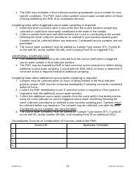DNR Form 542-0724 Public Water Supply Bacteria Sampling Plan Requirements for Groundwater Systems Collecting One Quarterly Sample - Iowa, Page 12
