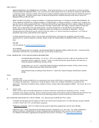 Instructions for Form CCL.201 Application for a Licensed Day Care Home or Licensed Group Day Care Home - Kansas, Page 2