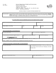 Document preview: Form CCL209 Notification of Change in Program Director - Kansas