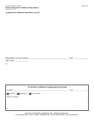 Form K-WC-R99-8 Vendor's Request for Additional Expenditures - Kansas, Page 2