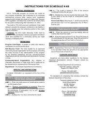 Form K-68 Kansas Individual Development Account Credit - Kansas, Page 2