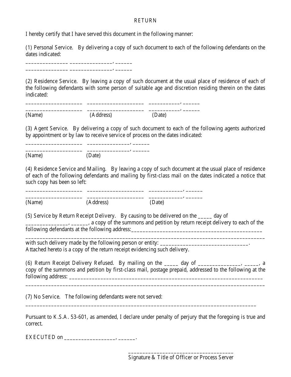 Kansas Citation for Contempt - Fill Out, Sign Online and Download PDF ...