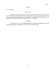 Form 395 Motion to Take Testimony Outside of Courtroom - Kansas, Page 2