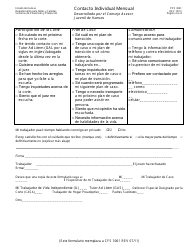 Formulario PPS3061 Contacto Individual Mensual - Kansas (Spanish), Page 3