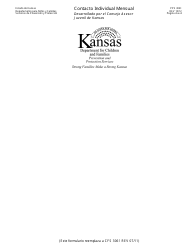 Formulario PPS3061 Contacto Individual Mensual - Kansas (Spanish), Page 4