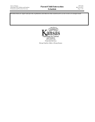Form PPS3053 Parent/Child Interaction Schedule - Kansas, Page 2