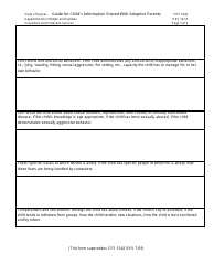 Form PPS5342 Guide for Child's Information Shared With Adoptive Parents - Kansas, Page 3