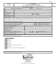 Document preview: Form PPS10370 Ane Unit Cover Sheet - Kansas