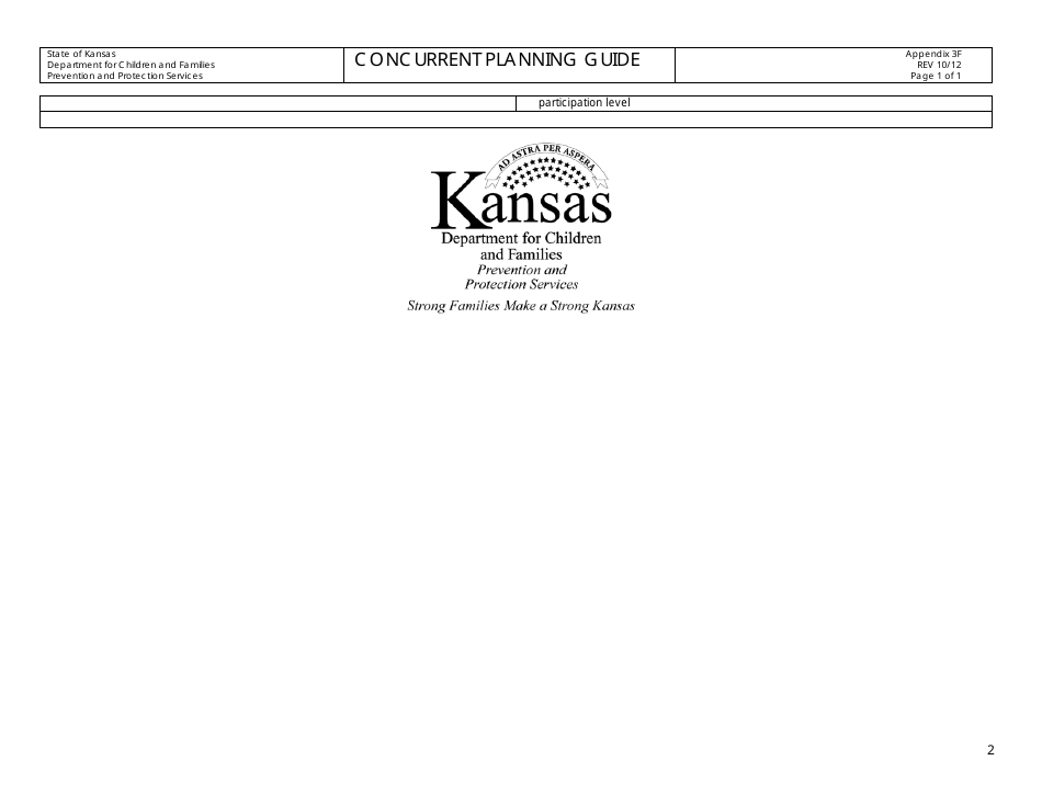 Appendix 3F Concurrent Planning Guide - Kansas, Page 2