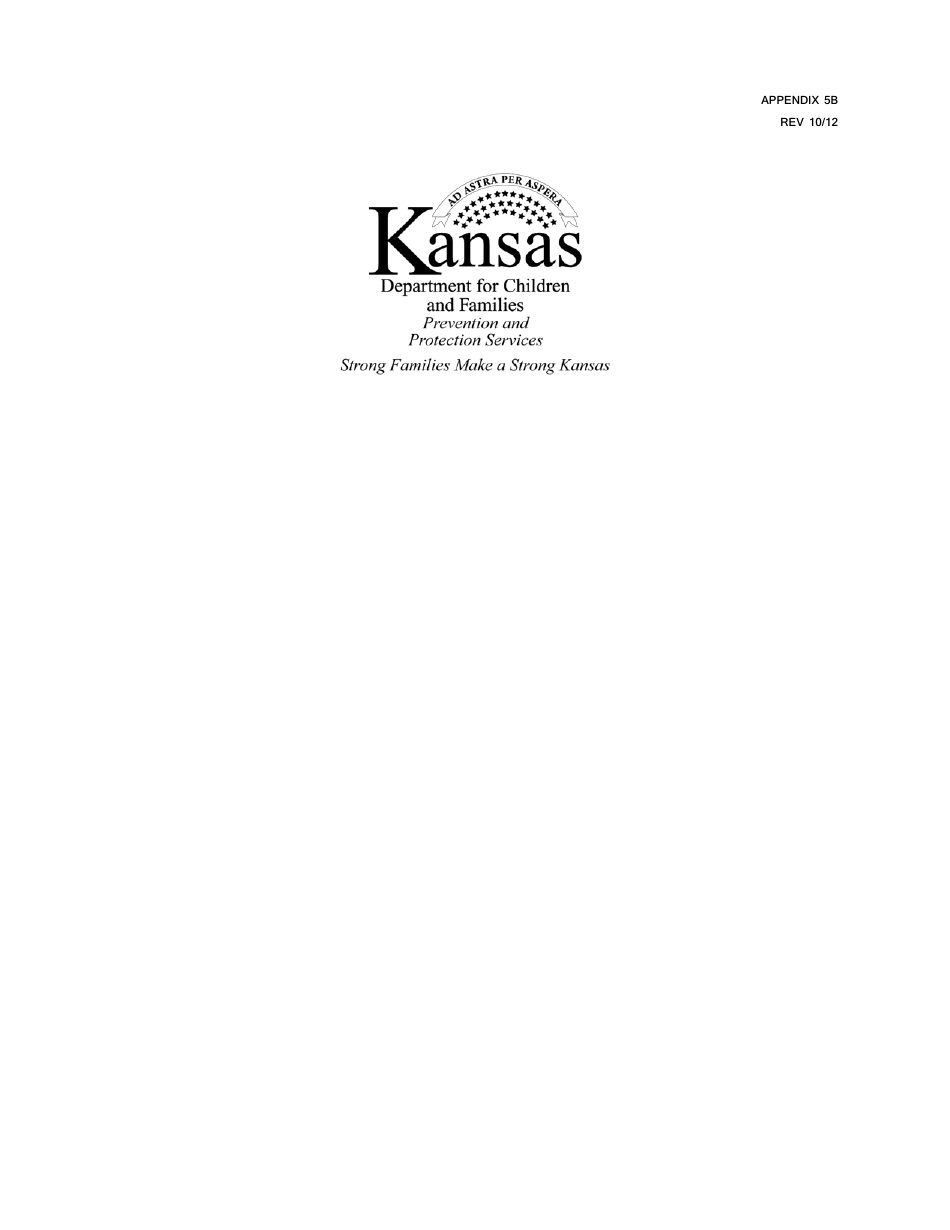 Appendix 5B Family Preservation Transfer Case - Initial Transfer - Kansas, Page 2