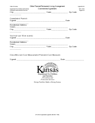 Appendix 5K Other Planned Permanent Living Arrangement Commitment Agreement - Kansas, Page 2