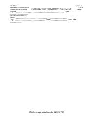 Appendix 5L Custodianship Commitment Agreement - Kansas, Page 2