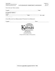 Appendix 5L Custodianship Commitment Agreement - Kansas, Page 3