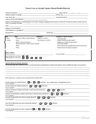 Referral Packet for Community Mental Health Services - Universal Child Welfare &amp; Juvenile Justice - Kansas, Page 4