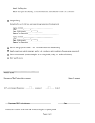 Form FCL058 Request for Exception - Kansas, Page 2