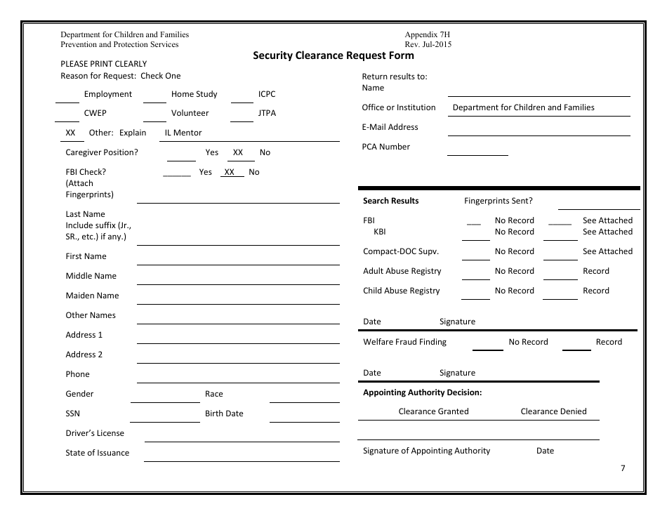 Appendix 7H Mentor Application Packet - Kansas, Page 7