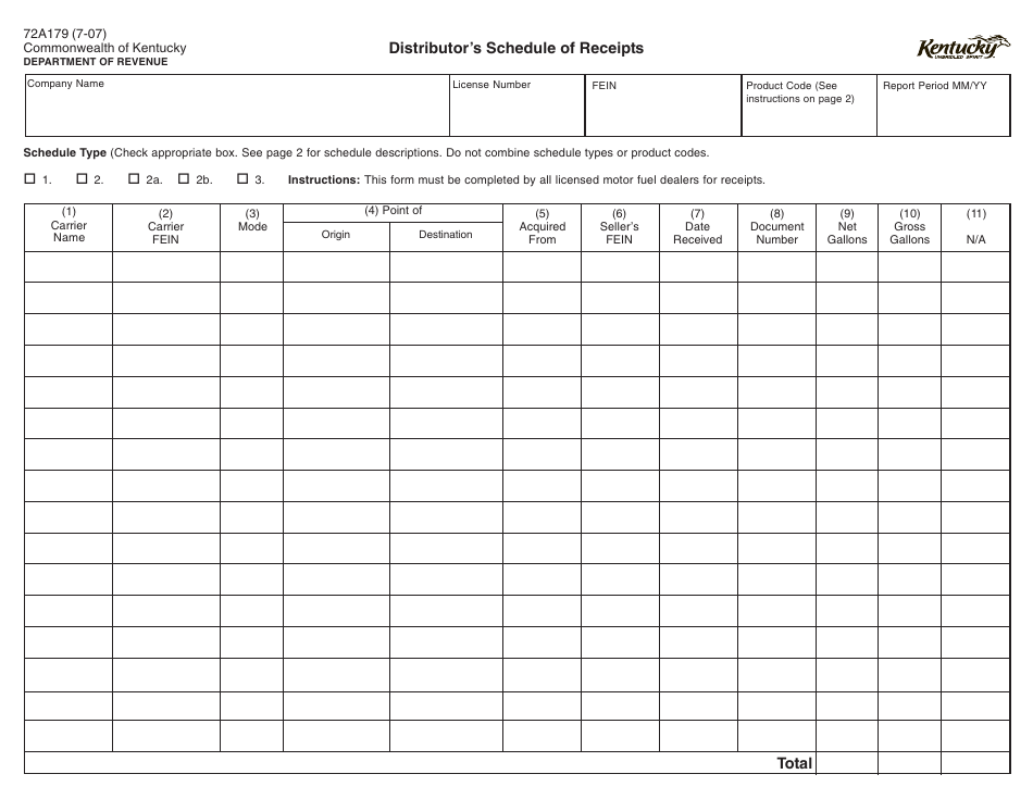 Form 72A179 - Fill Out, Sign Online and Download Printable PDF ...