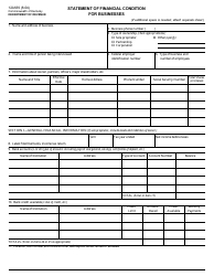Form 12A639 Statement of Financial Condition for Businesses - Kentucky, Page 2