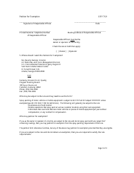 Form DEP7121 Petition for Exemption - Kentucky, Page 3
