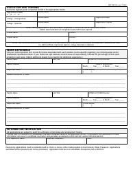 Form DEP REC Application for Reciprocity - Kentucky, Page 2