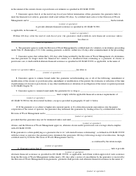 Form DEP-6035H1 Corporate Guarantee for Closure or Postclosure Care - Kentucky, Page 2