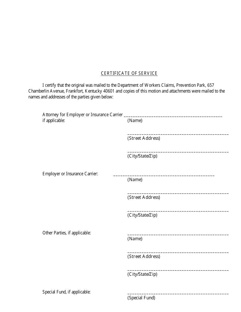 Form MTR-1 Motion to Reopen by Employee - Kentucky, Page 4