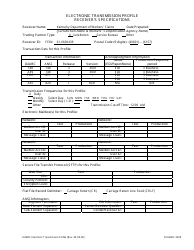 Document preview: Electronic Transmission Profile - Receiver's Specifications - Kentucky